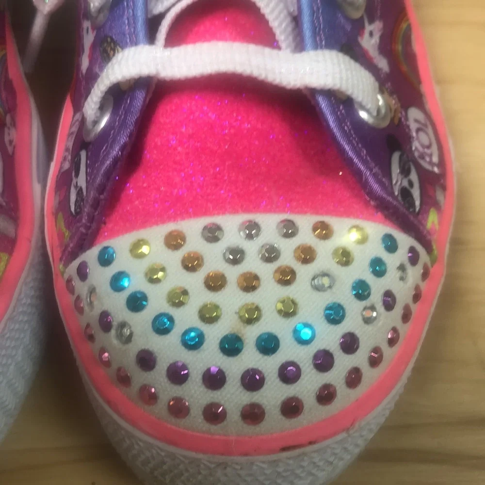 Skechers Twinkle Toes‎ Light Up Hi Top Sneakers